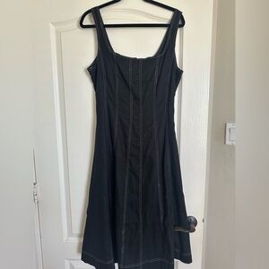 Christian Lacroix Black Midi Dress